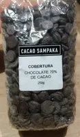 Chocolate 70% cobertura de cacao