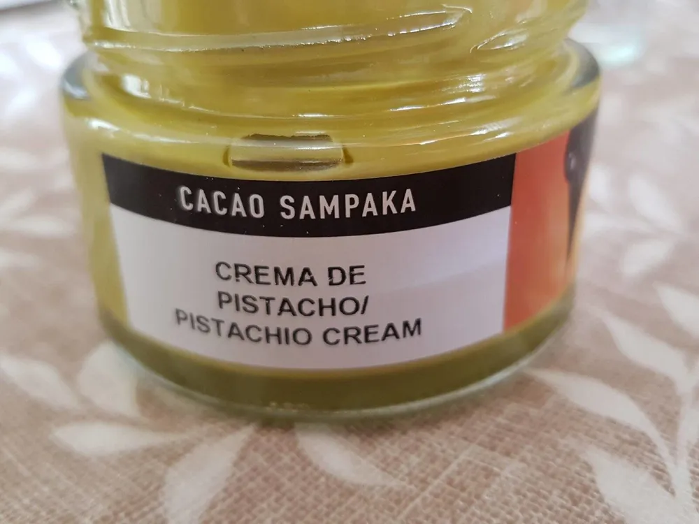 crema de pistacho