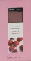 Chocolate rubí con frambuesa