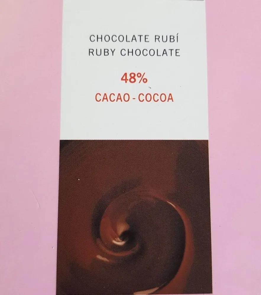 chocolate rubí
