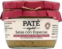 Paté vegetal setas con especias