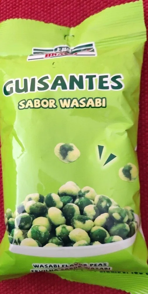 Guisantes sabor wasabi