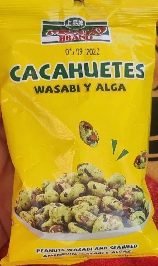 Cacahuete wasabi y alga
