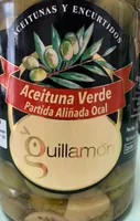 Aceituna verde partida aliñada ocal