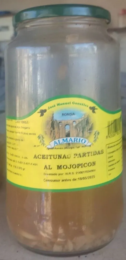 Aceitunas partidas al mojopicon
