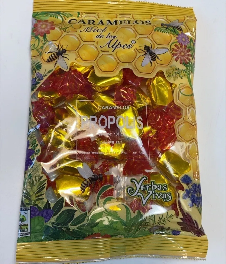 Caramelo miel Alpes propolis