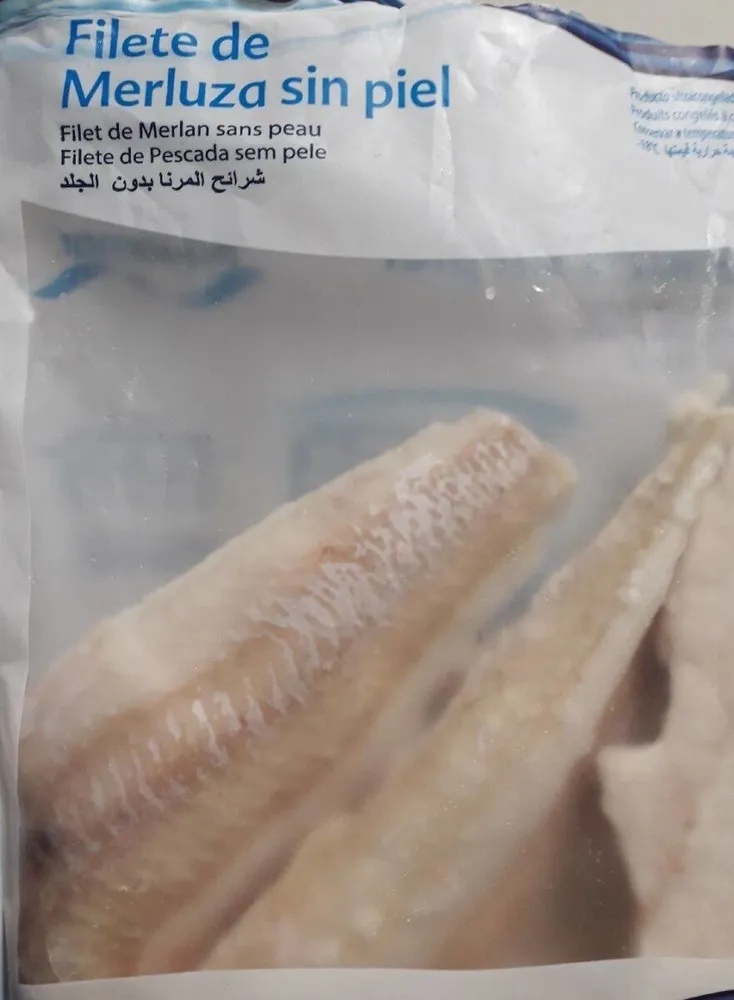 Filete de merluza sin piel
