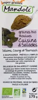 Graines bio moulues cuisine et salades