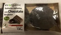 Ecorganic galletas bañadas con chocolate