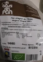 Pan Integral de trigo