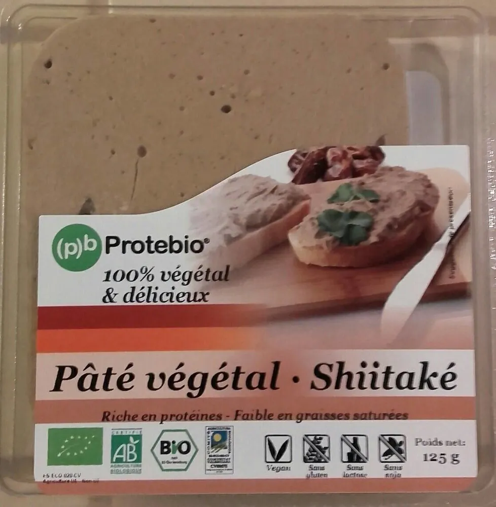 Pâté végétal Shiitaké
