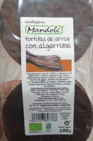 Tortitas de arroz con algarroba