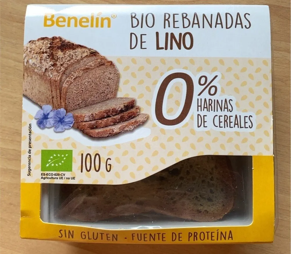 Bio rebanadas de lino