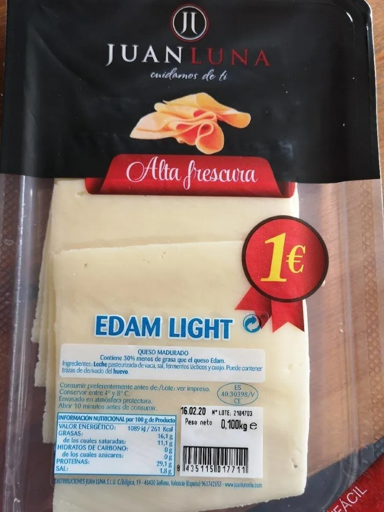 Queso Edam Light