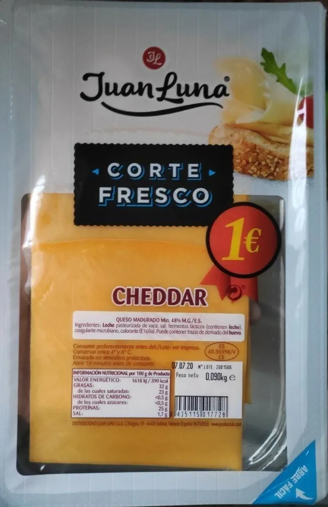 Queso cheddar
