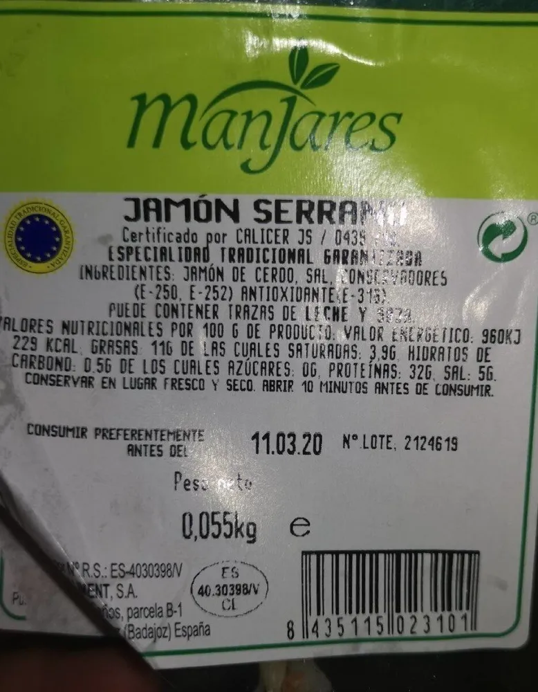 Jamón serrano