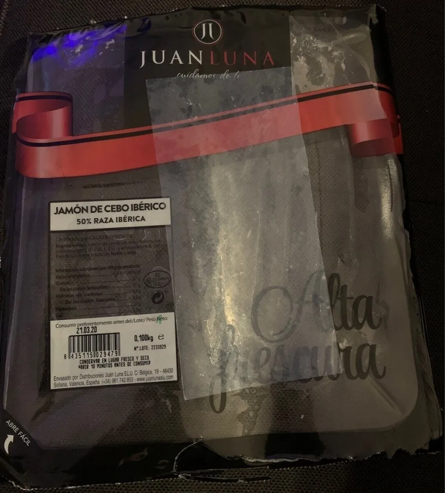Jamon de cebo iberico