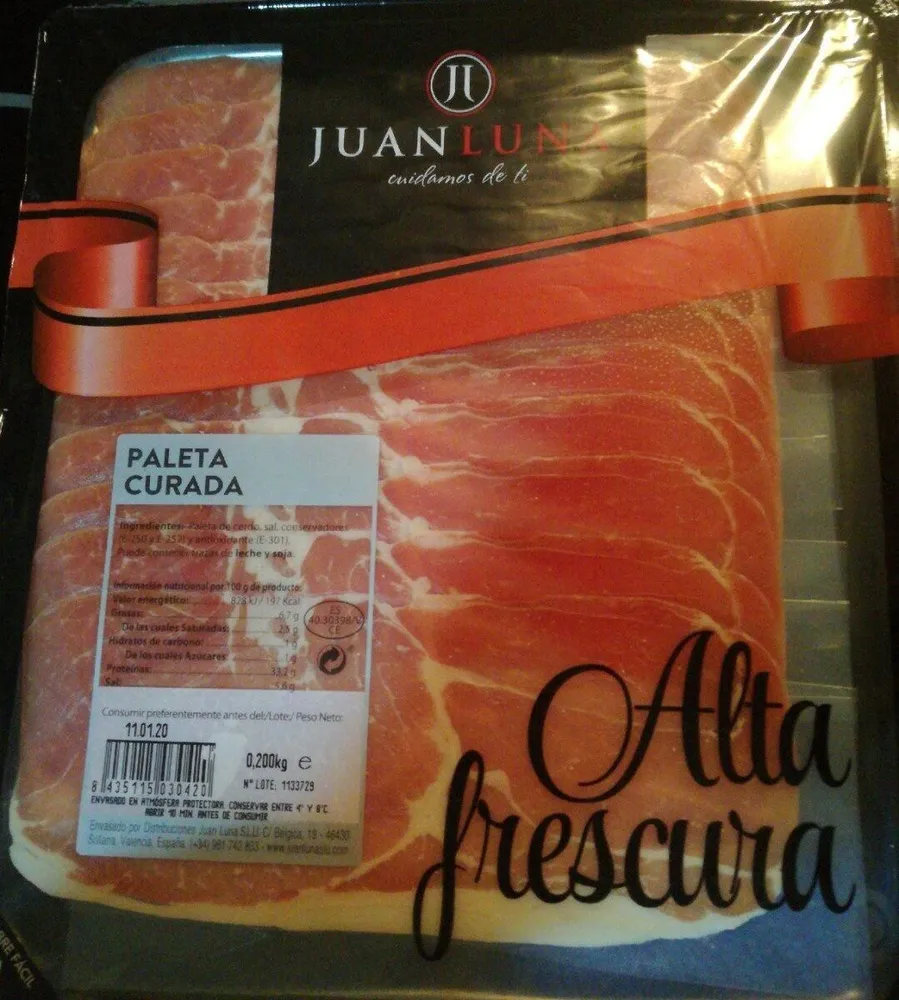 Paleta curada