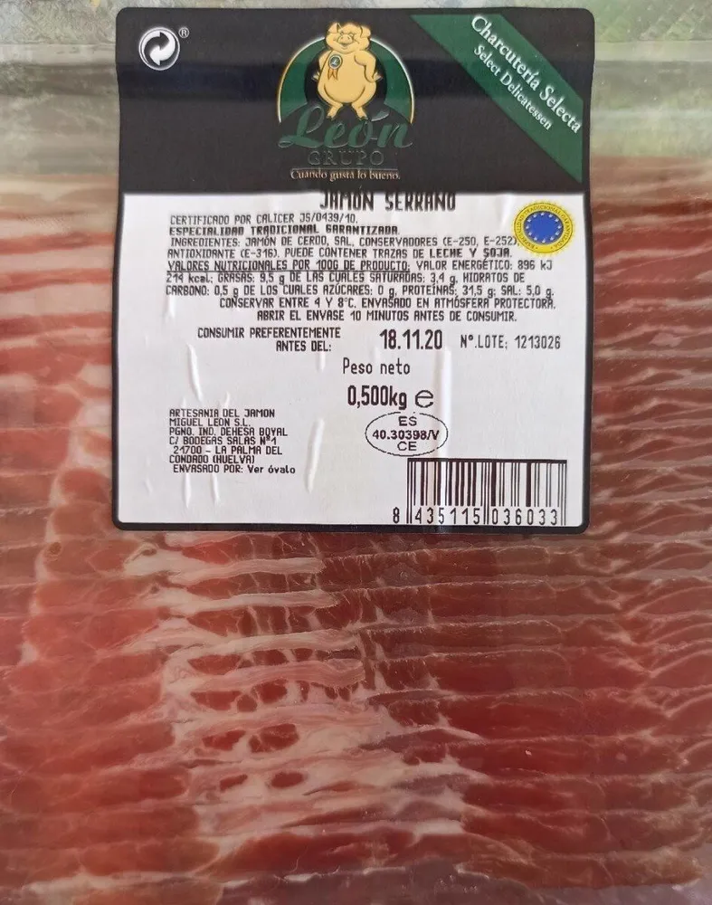 Jamón serrano