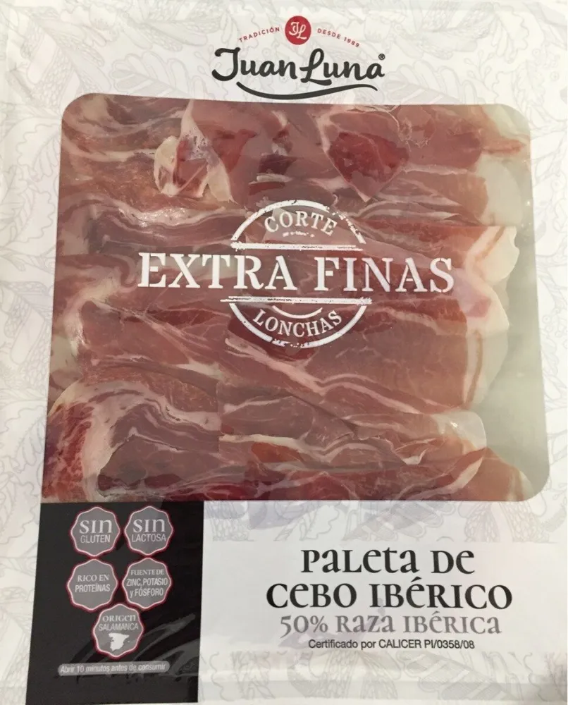Paleta de cebo ibérico