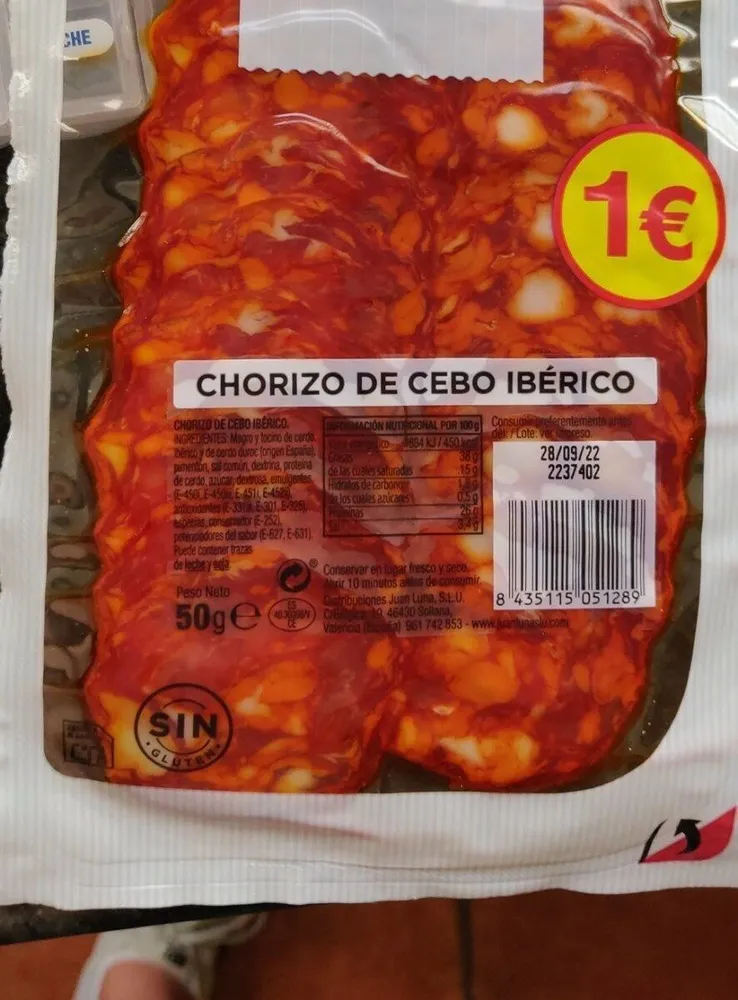 Chorizo de cebo ibérico