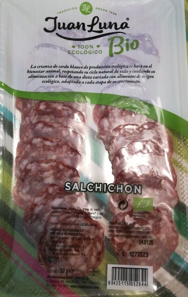 Salchichón 100% Ecologico Bio