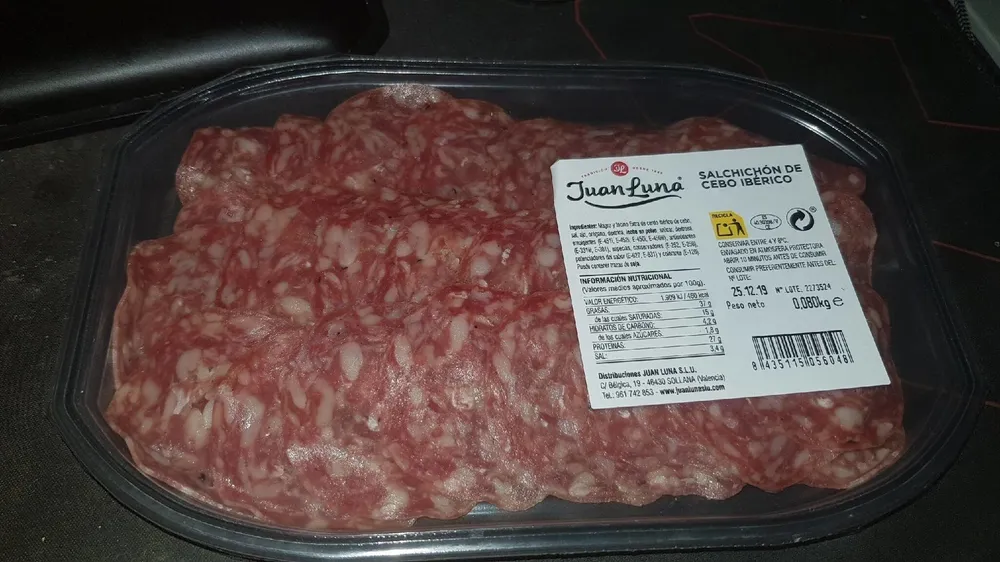 Salchichón de cebo iberico