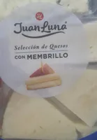 Selección de quesos con membrillo