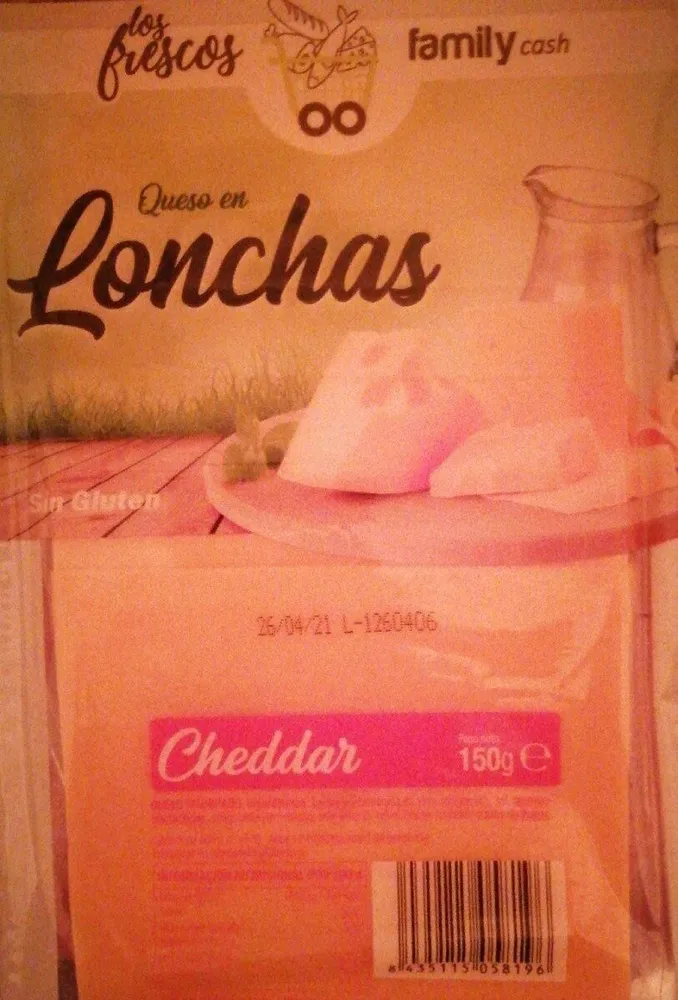 Queso en lonchas cheddar