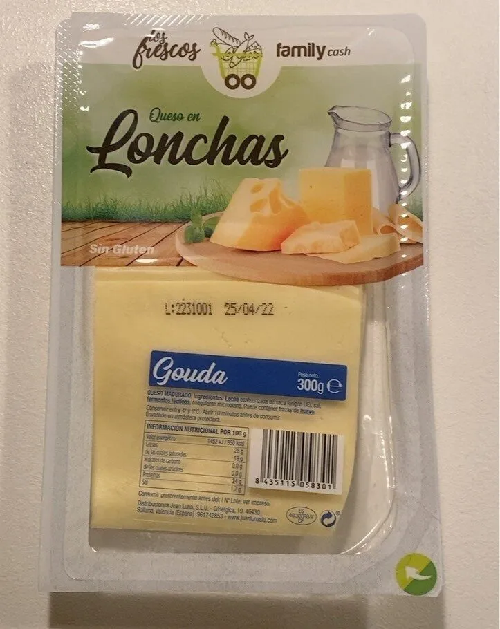 Queso en Lonchas