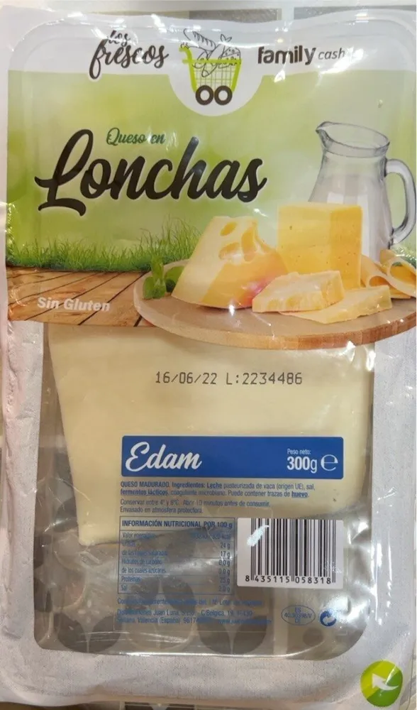 Queso en lonchas