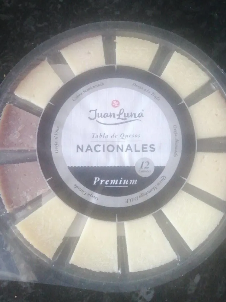 Tabla de quesos nacionales