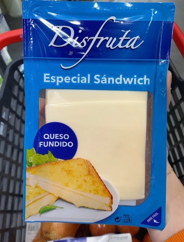 Queso fundido especial sandwich