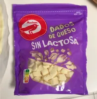 Dados de queso sin lactosa