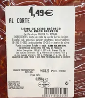 Lomo de cerdo ibérico 50% raza ibérica