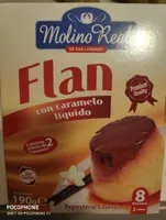 Flan con caramelo líquido