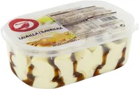 Helado sabor vainilla con nueces de macadamia