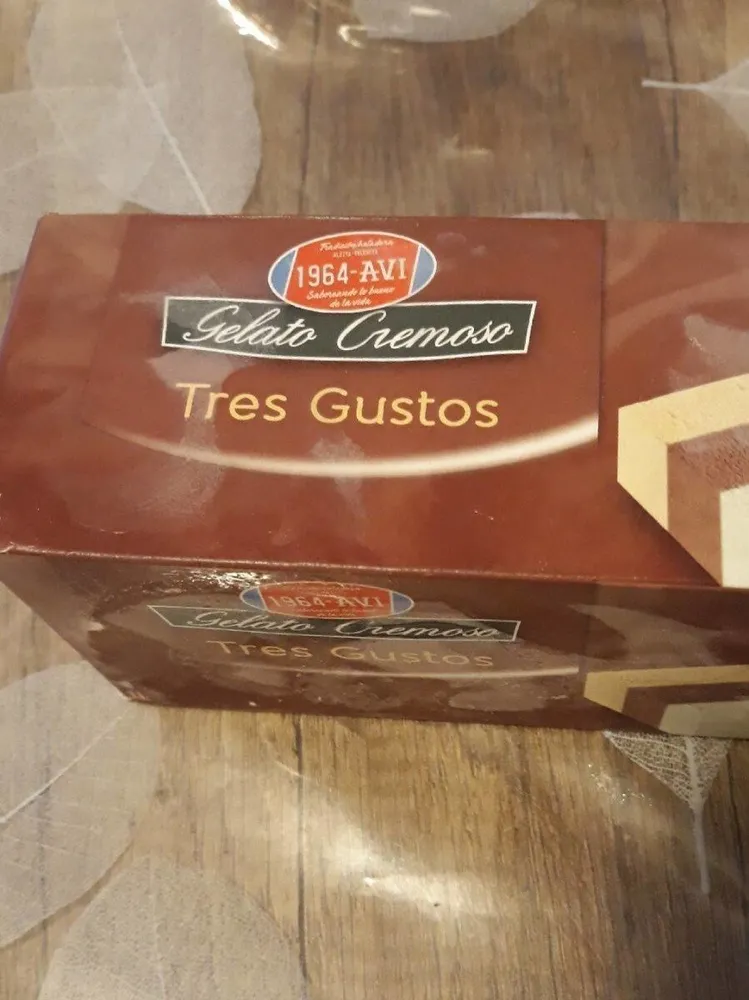 Gelato Cremoso Tres gustos