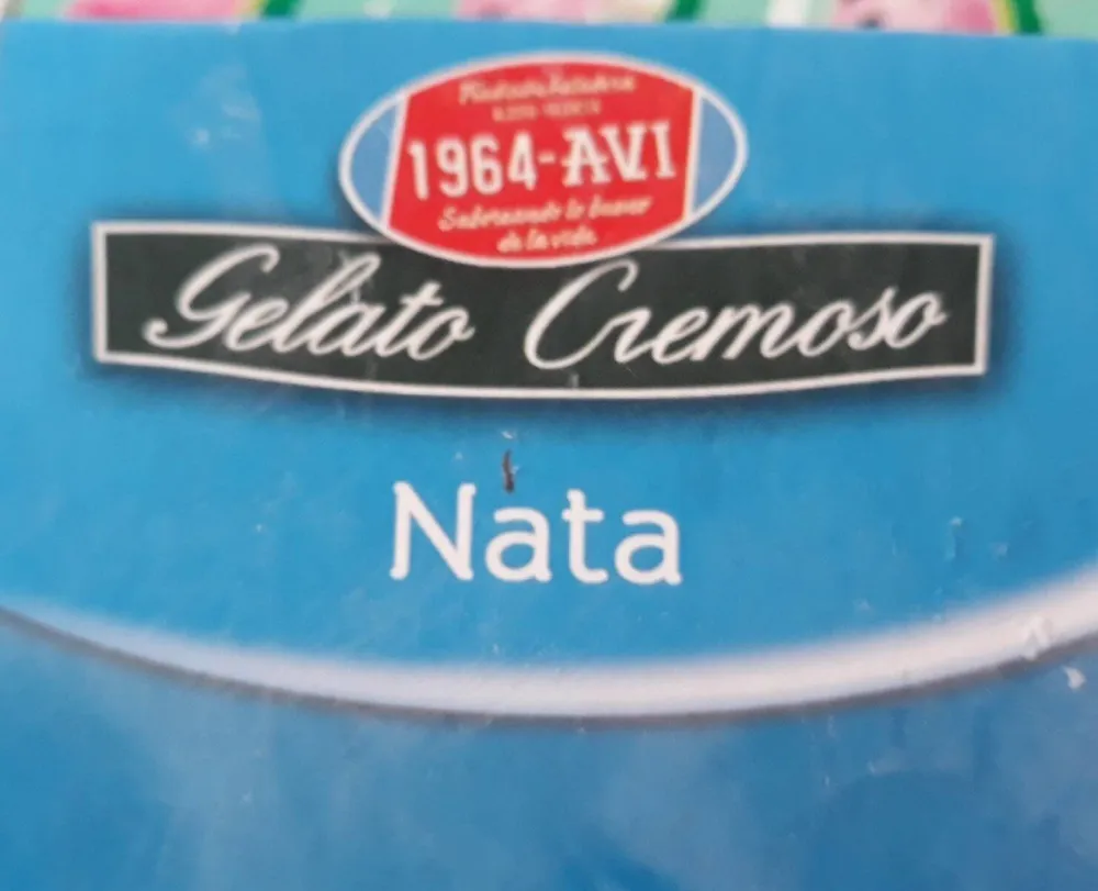 Gelato cremoso nata