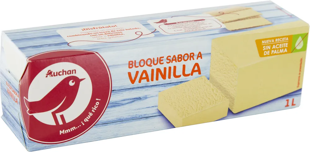 Bloque sabor a vainilla