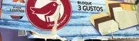 Bloque helado tres gustos