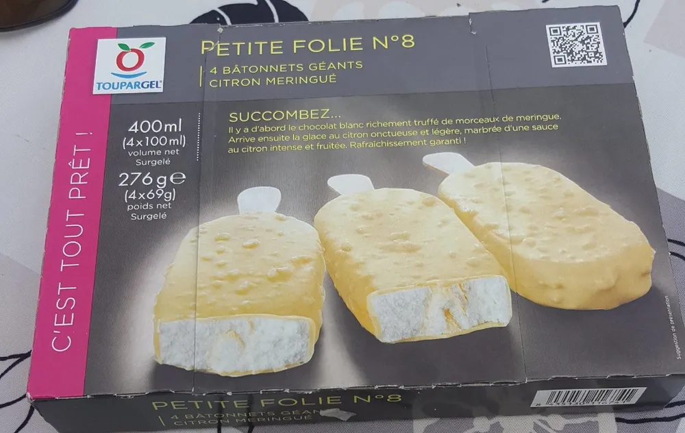 Bâtonnets CITRON MERINGUÉ