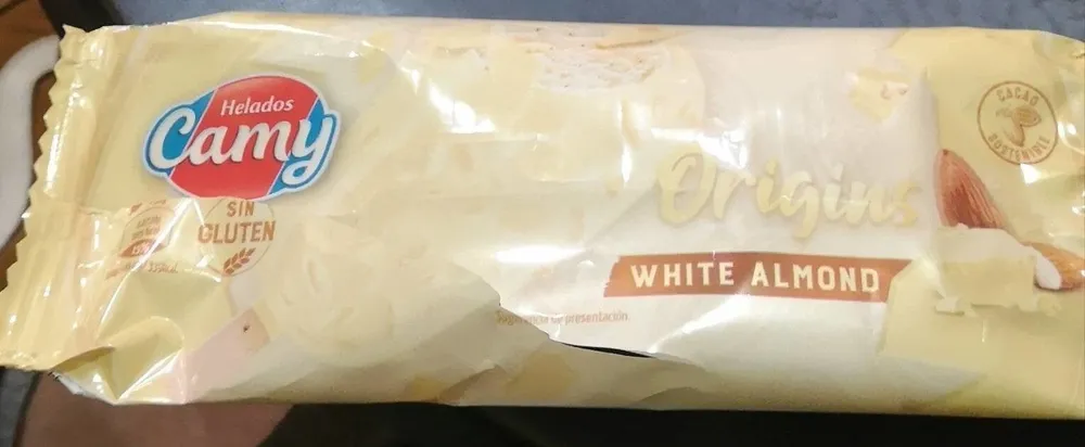 Helado Origins White Almond