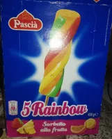 Rainbow sorbetto alla frutta