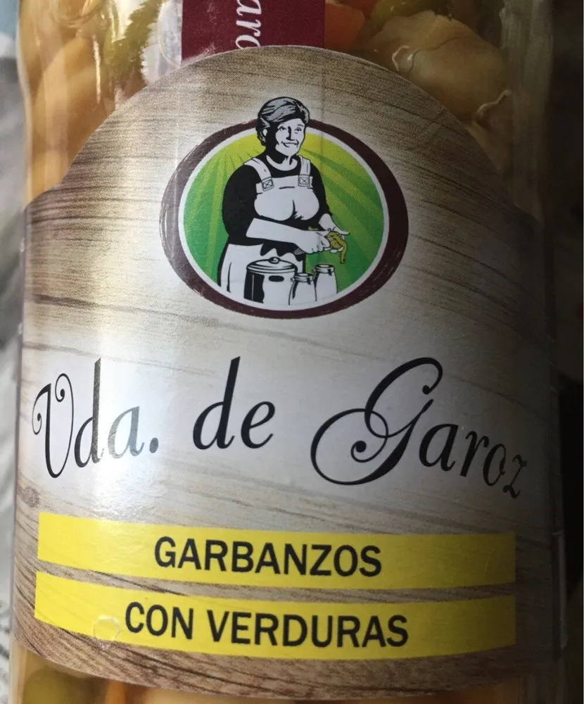 Garbanzos con verduras