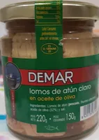 Lomos de atún claro