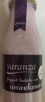 Yogurt batido con arandanos