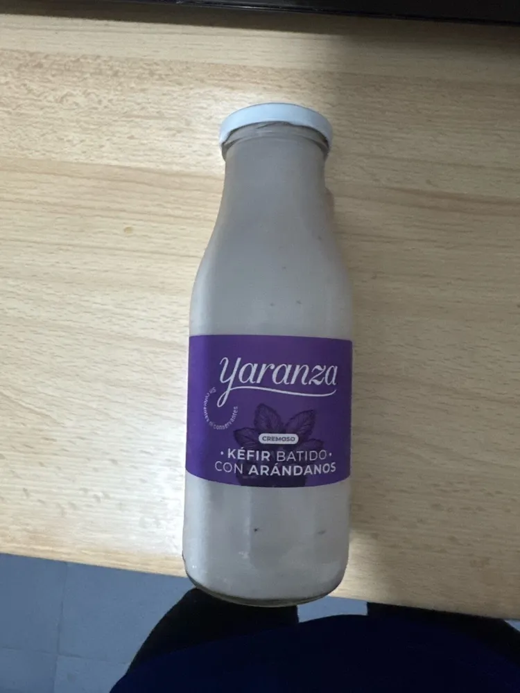 Kéfir batido con arándanos