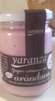Yogur cremoso con arándanos