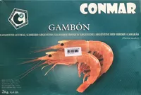 Gambas rouges d'Argentine